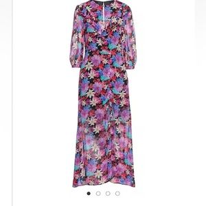 PINKO Floral Print Midi Dress